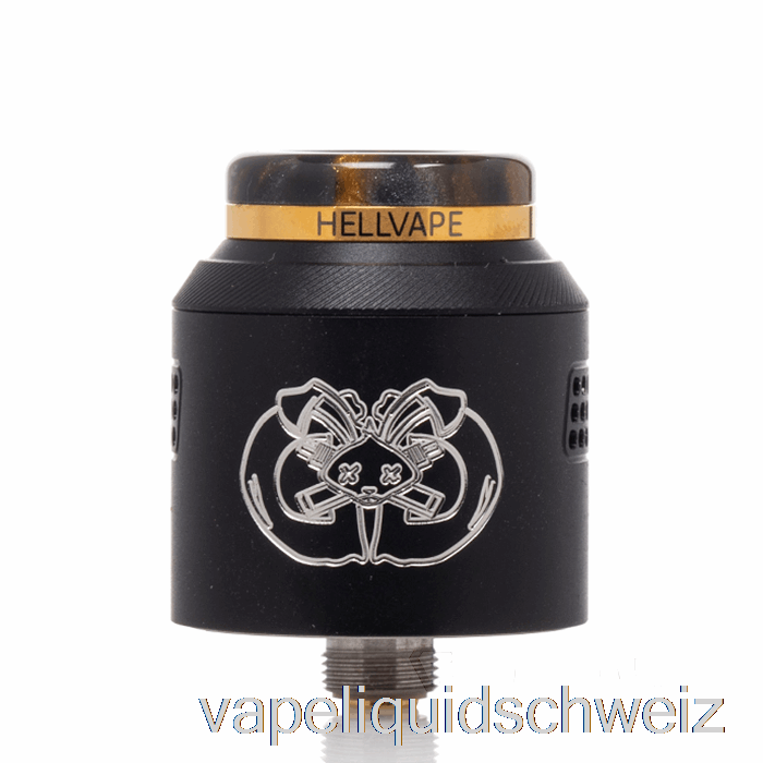 Hellvape Drop Dead 2 24mm RDA Mattschwarz Vape Liquid E-Liquid Schweiz